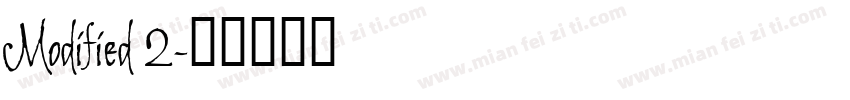 Modified 2字体转换